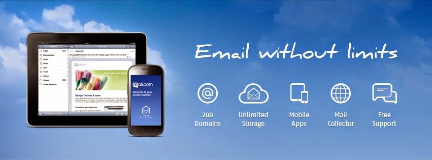 أحصل على عنوان بريد إلكتروني راقي  mail.com@ وفاجئ اصدقائك